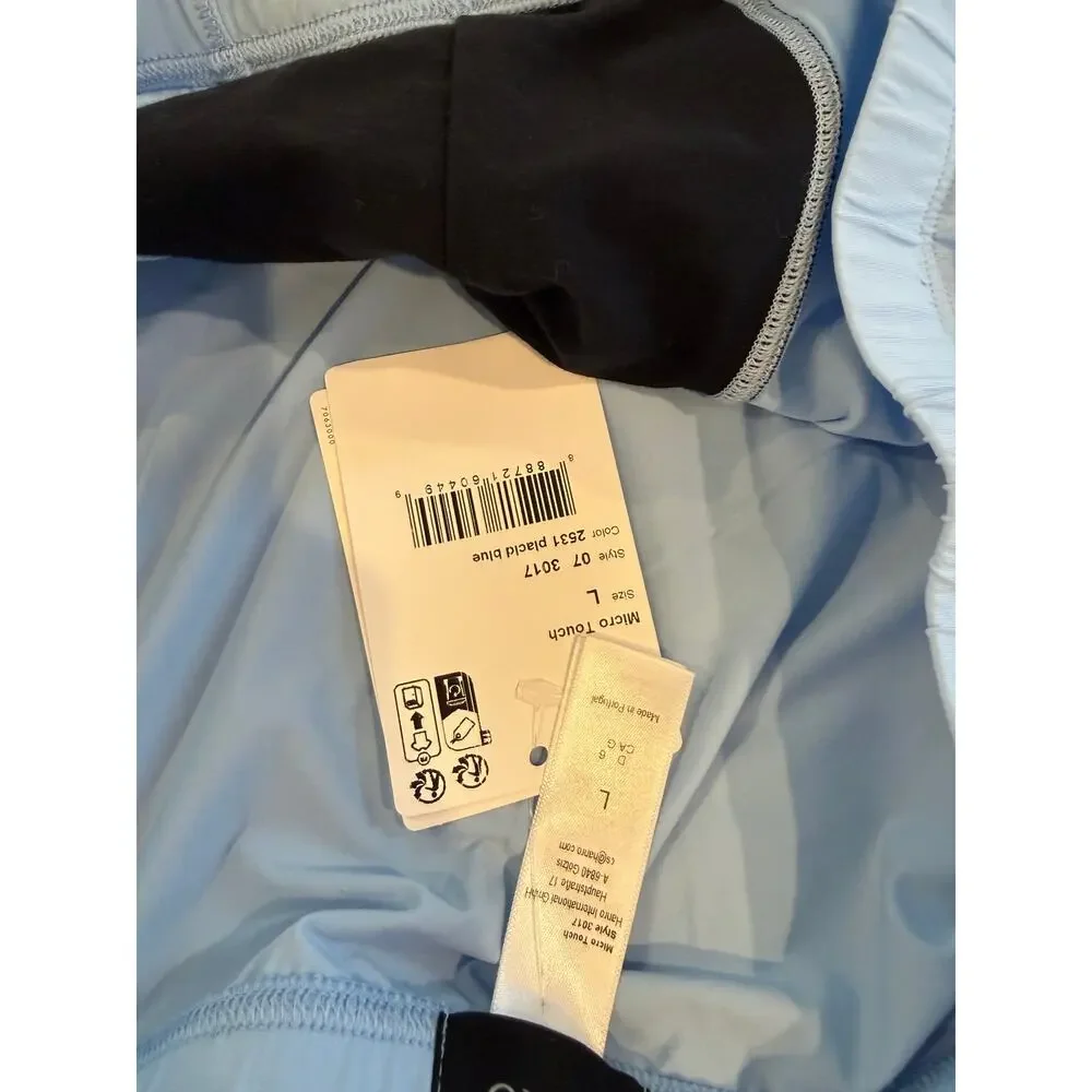 Hanro Micro Touch Boxer Briefs Placid Blue L